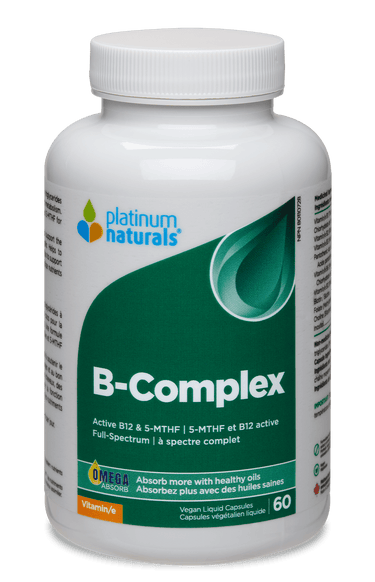 B-Complex Vitamin Platinum Naturals 60